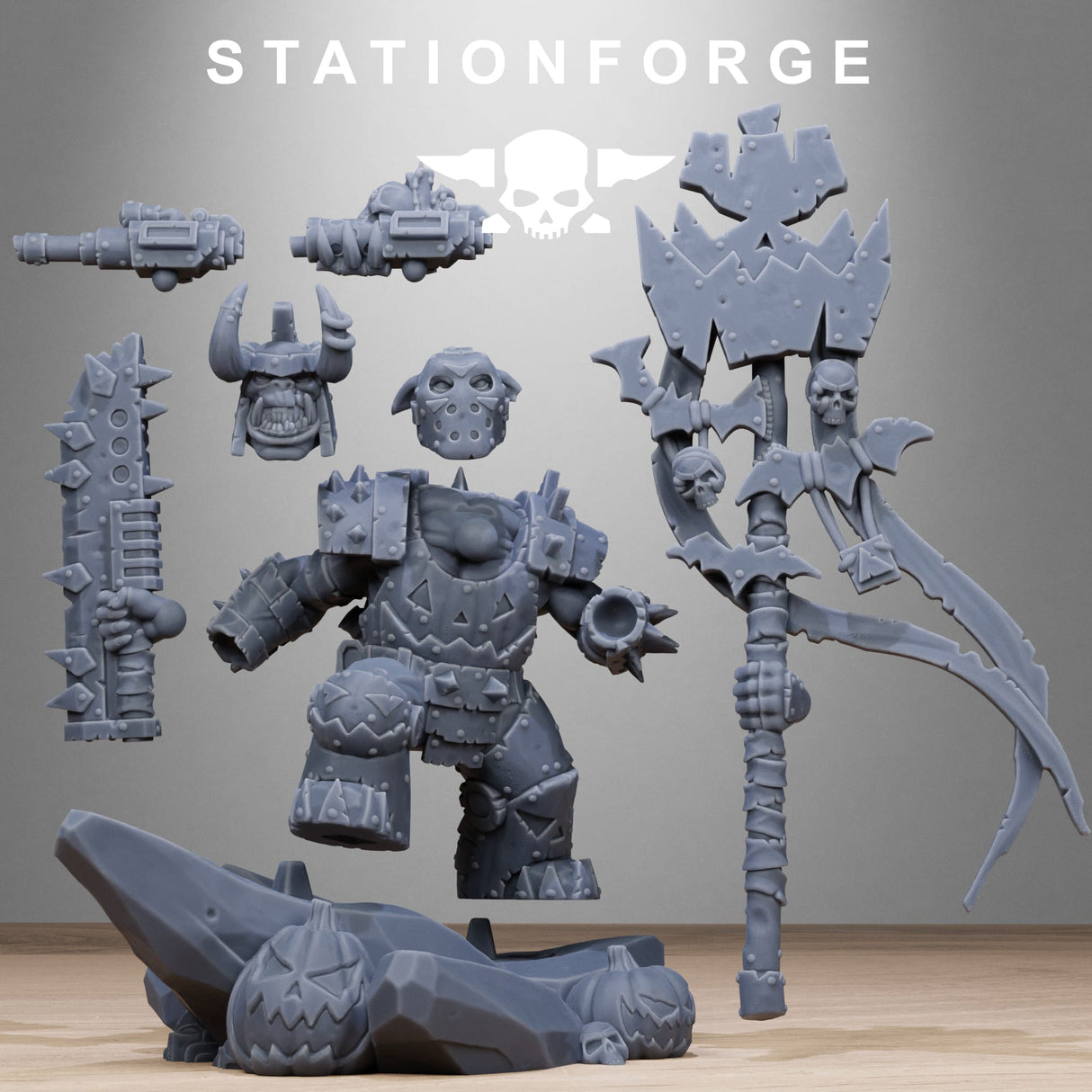 Tabletop Terrain Miniature Orkaz Boo Basher