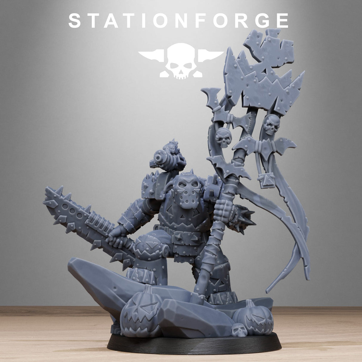 Tabletop Terrain Miniature Orkaz Boo Basher