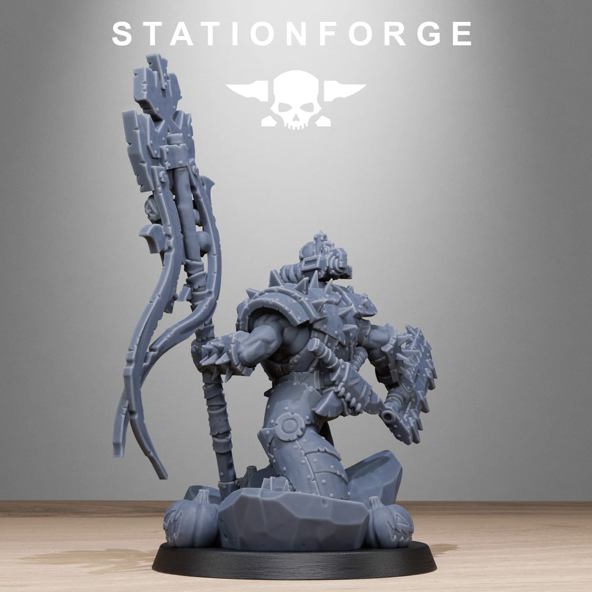 Tabletop Terrain Miniature Orkaz Boo Basher