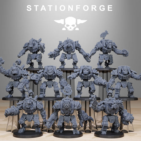 Tabletop Terrain Miniature Orkaz Bots Infantry