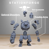 Tabletop Terrain Miniature Orkaz Bots Infantry