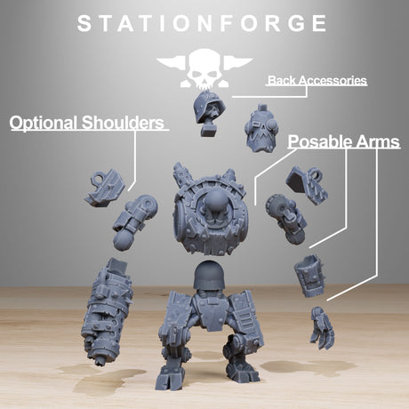 Tabletop Terrain Miniature Orkaz Bots Infantry