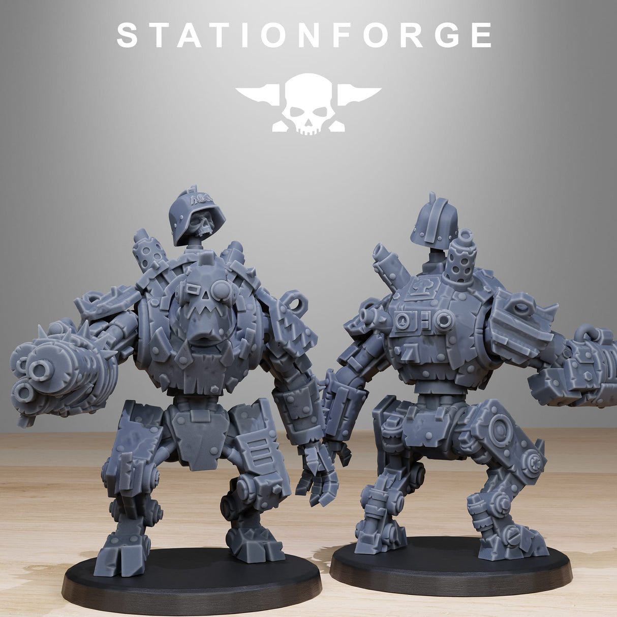 Tabletop Terrain Miniature Orkaz Bots Infantry