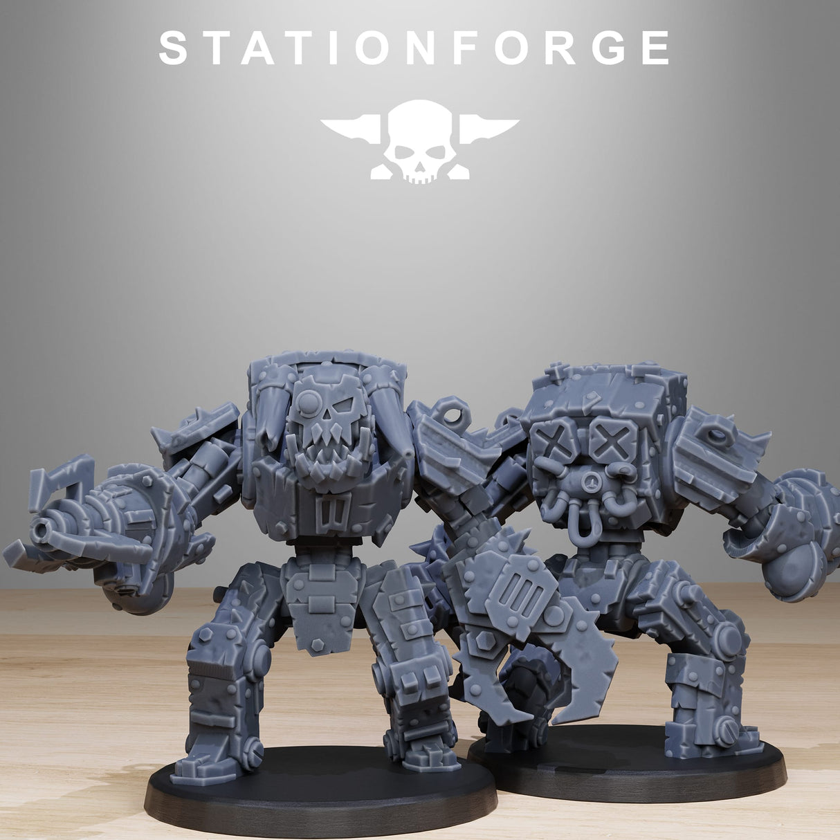 Tabletop Terrain Miniature Orkaz Bots Infantry