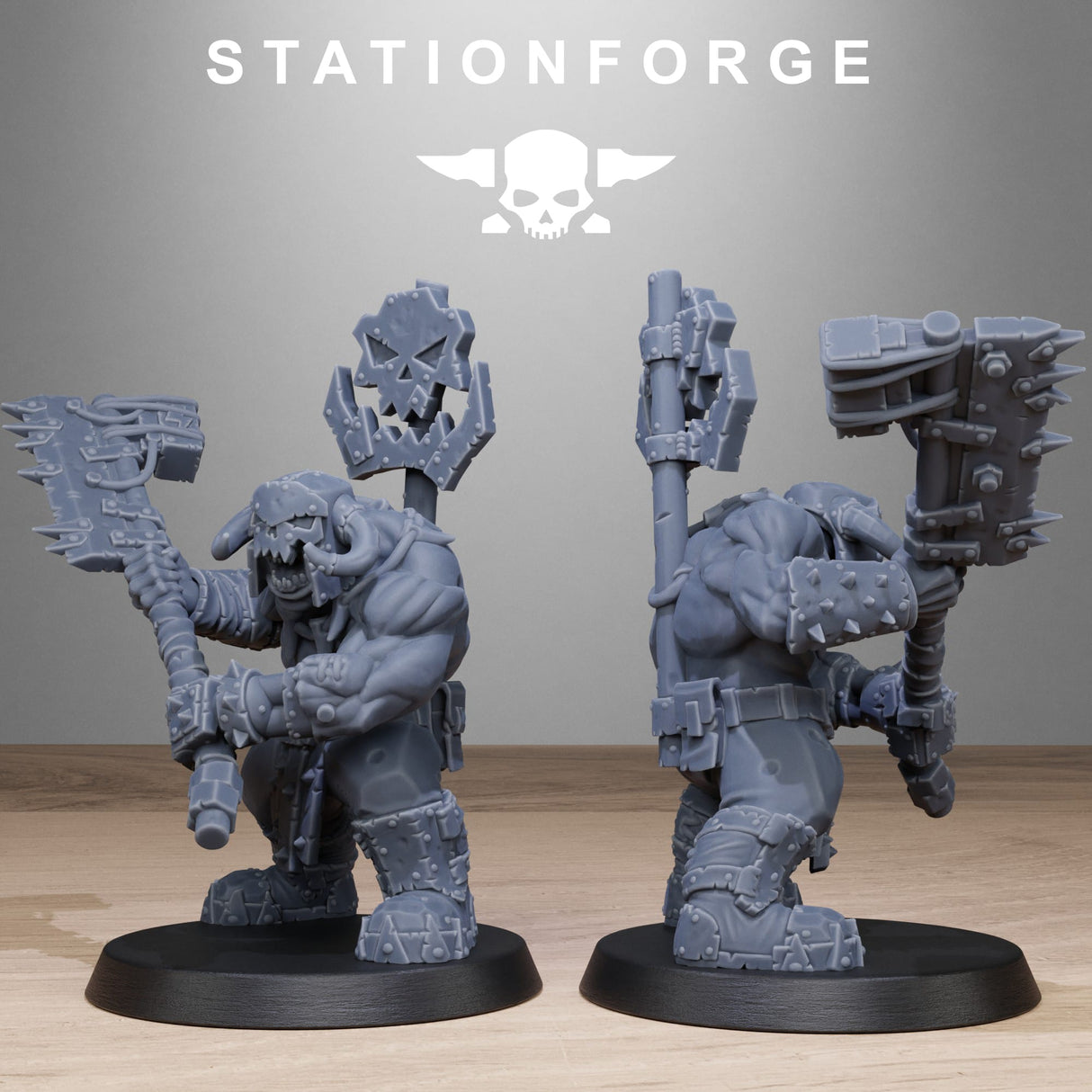 Tabletop Terrain Miniature Orkaz Bros Infantry