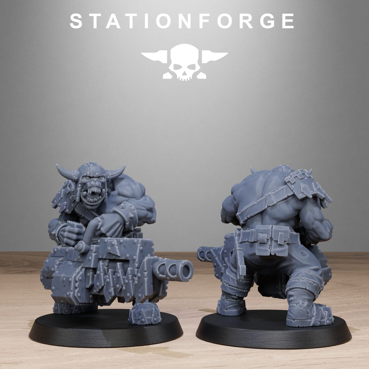 Tabletop Terrain Miniature Orkaz Bros Infantry