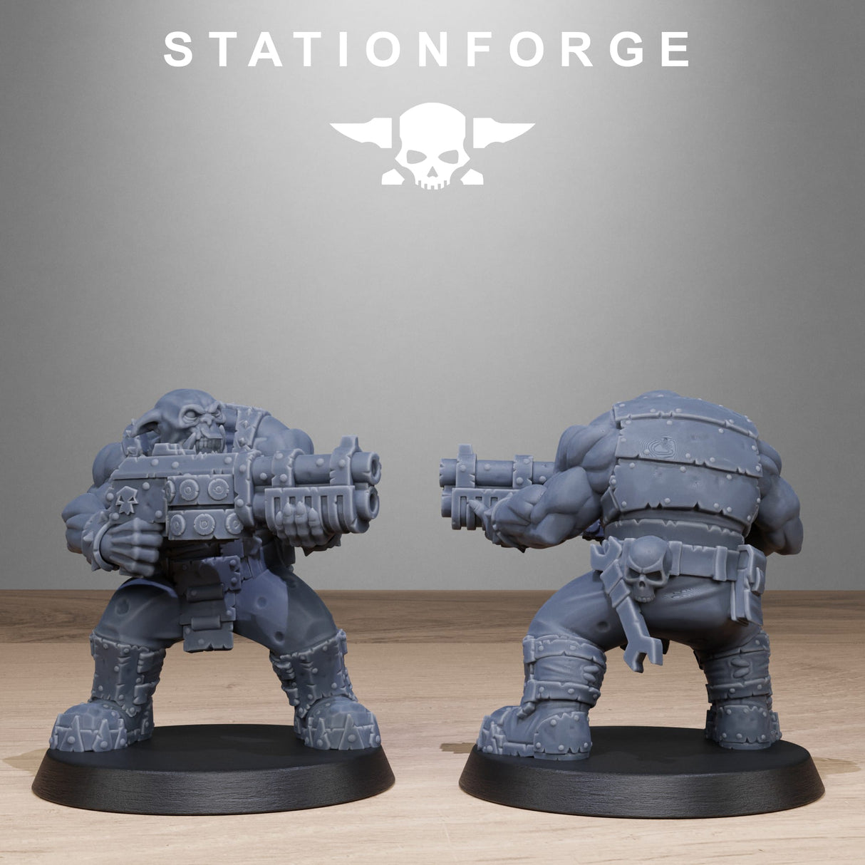 Tabletop Terrain Miniature Orkaz Bros Infantry