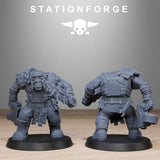 Tabletop Terrain Miniature Orkaz Bros Infantry