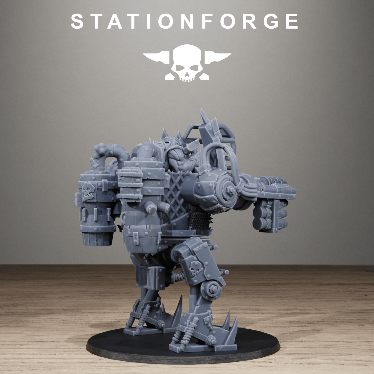 Tabletop Terrain Miniature Orkaz Chicken Walker