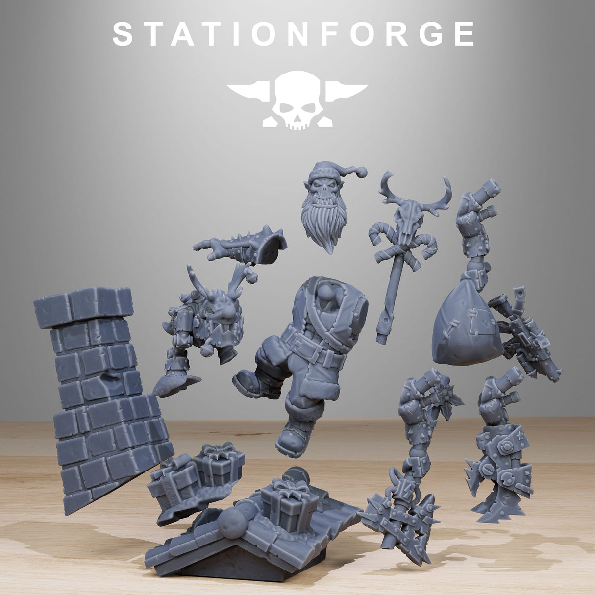 Tabletop Terrain Miniature Orkaz Claus