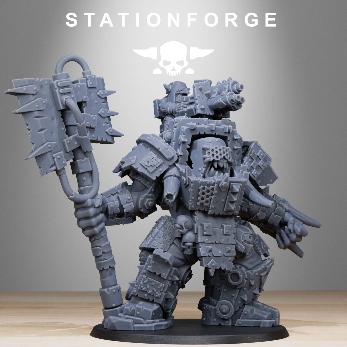 Tabletop Terrain Miniature Orkaz Commander
