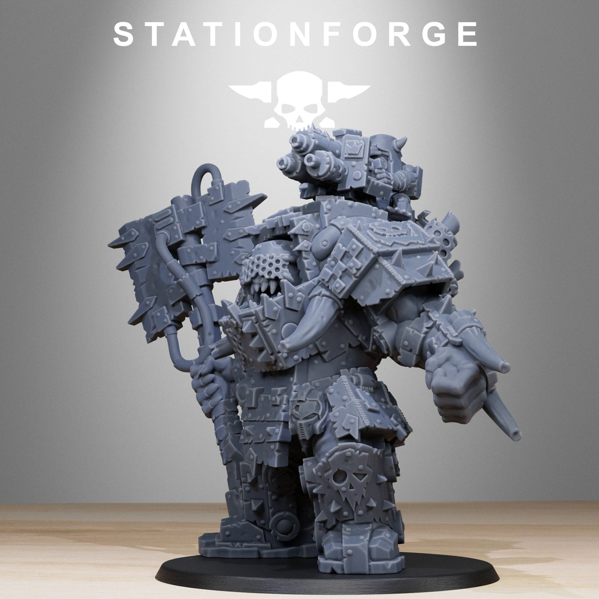 Tabletop Terrain Miniature Orkaz Commander