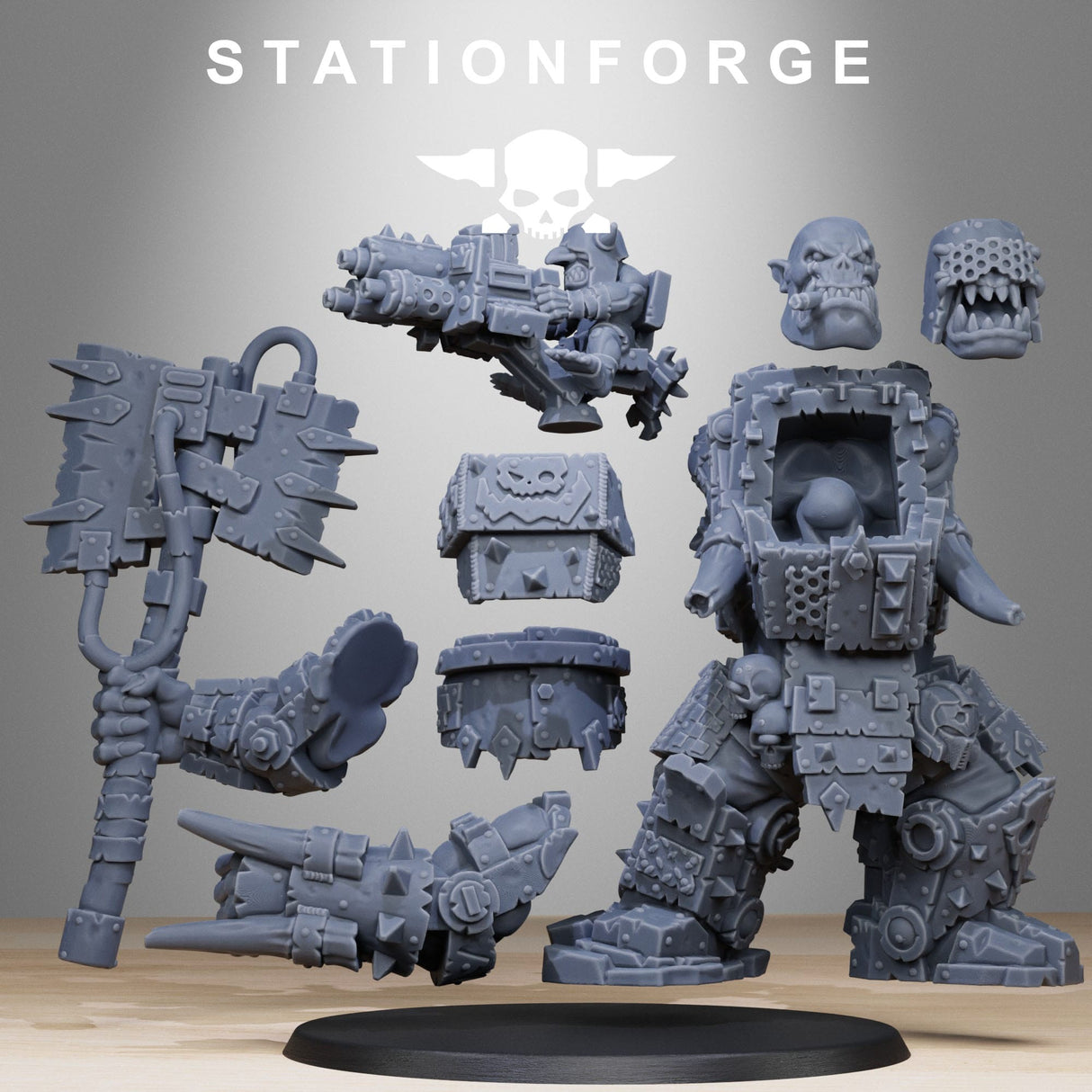 Tabletop Terrain Miniature Orkaz Commander