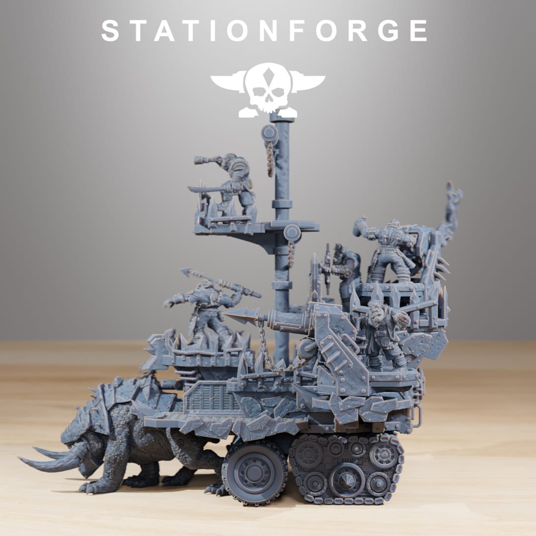 Tabletop Terrain Miniature Orkaz Death Mounta