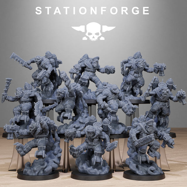 Tabletop Terrain Miniature Orkaz Flyers