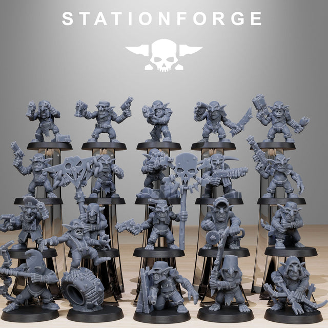 Tabletop Terrain Miniature Orkaz Gobs Infantry Reborn