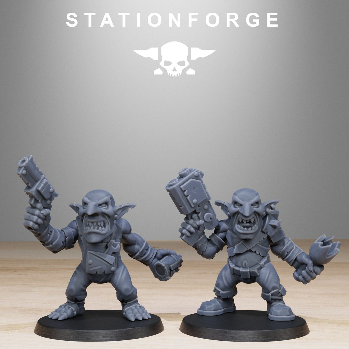 Tabletop Terrain Miniature Orkaz Gobs Infantry Reborn