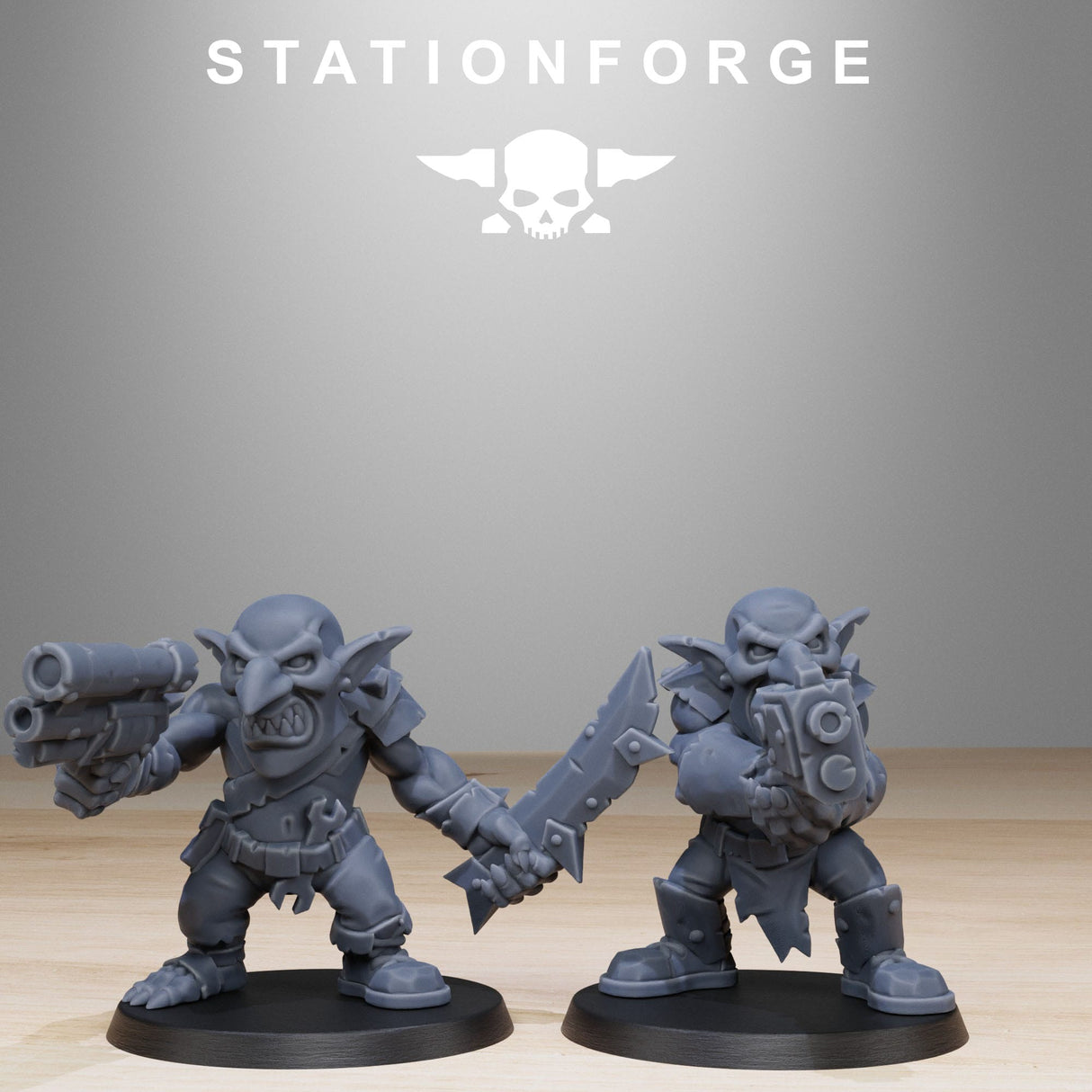 Tabletop Terrain Miniature Orkaz Gobs Infantry Reborn
