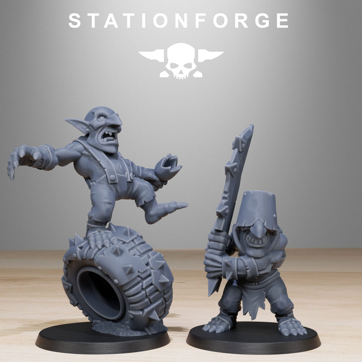 Tabletop Terrain Miniature Orkaz Gobs Infantry Reborn
