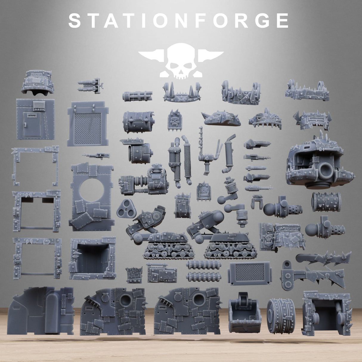 Tabletop Terrain Miniature Orkaz Gognauts