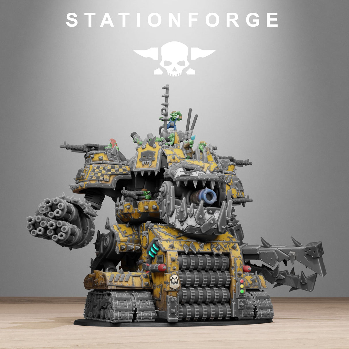 Tabletop Terrain Miniature Orkaz Gognauts