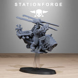 Tabletop Terrain Miniature Orkaz Helicopters