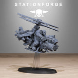 Tabletop Terrain Miniature Orkaz Helicopters