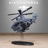 Tabletop Terrain Miniature Orkaz Helicopters