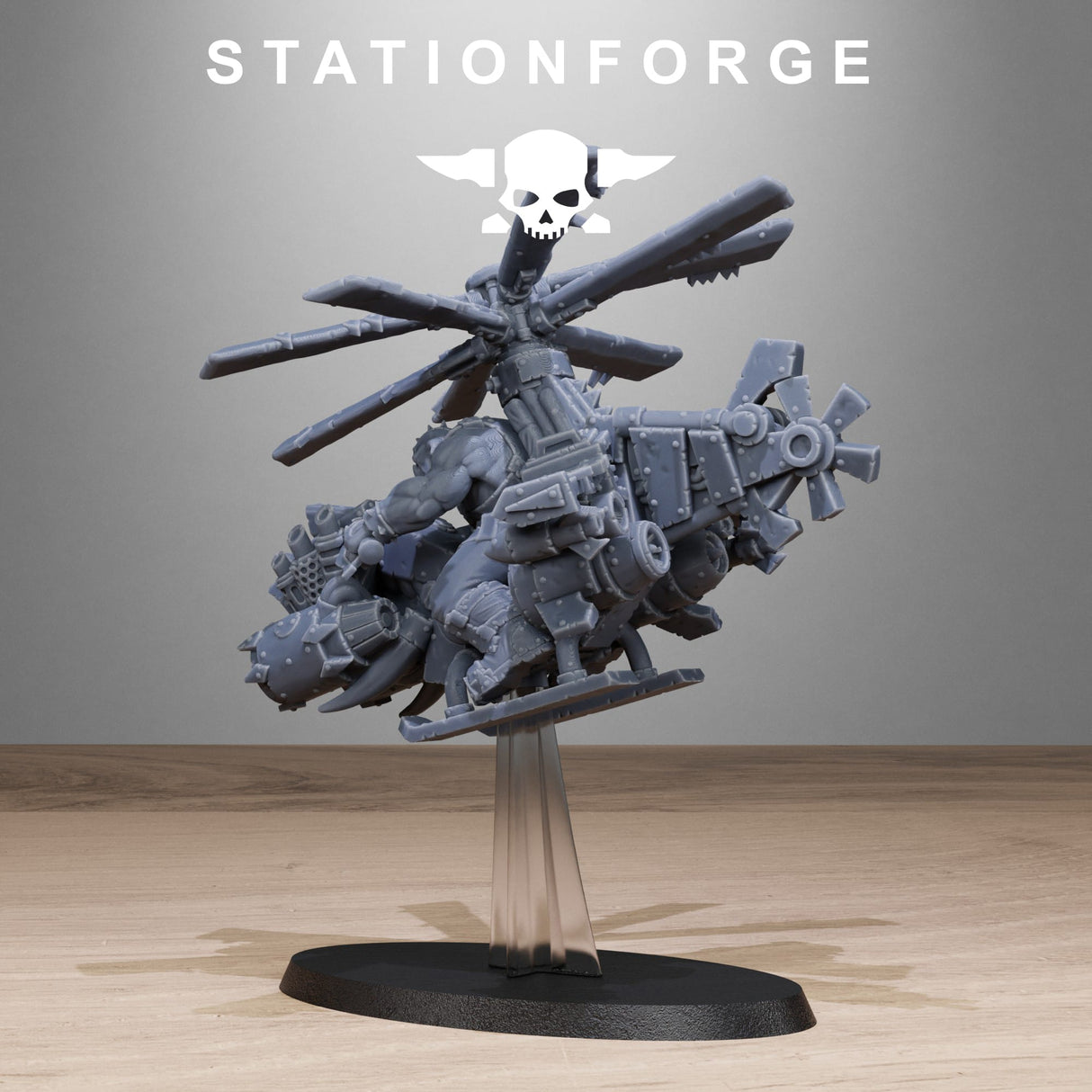 Tabletop Terrain Miniature Orkaz Helicopters