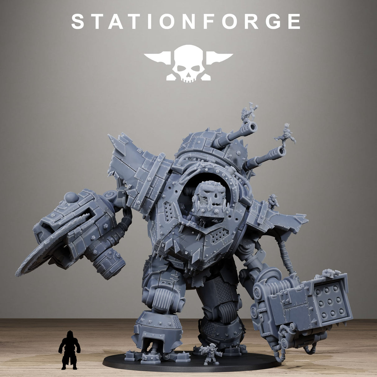 Tabletop Terrain Miniature Orkaz Iron Giant
