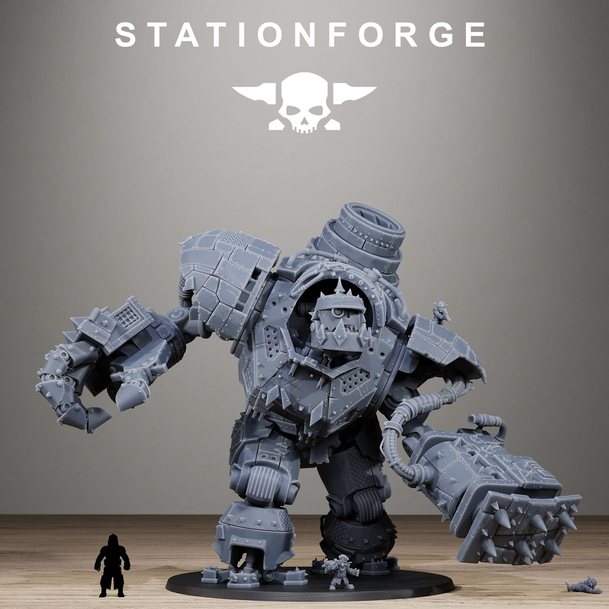 Tabletop Terrain Miniature Orkaz Iron Giant