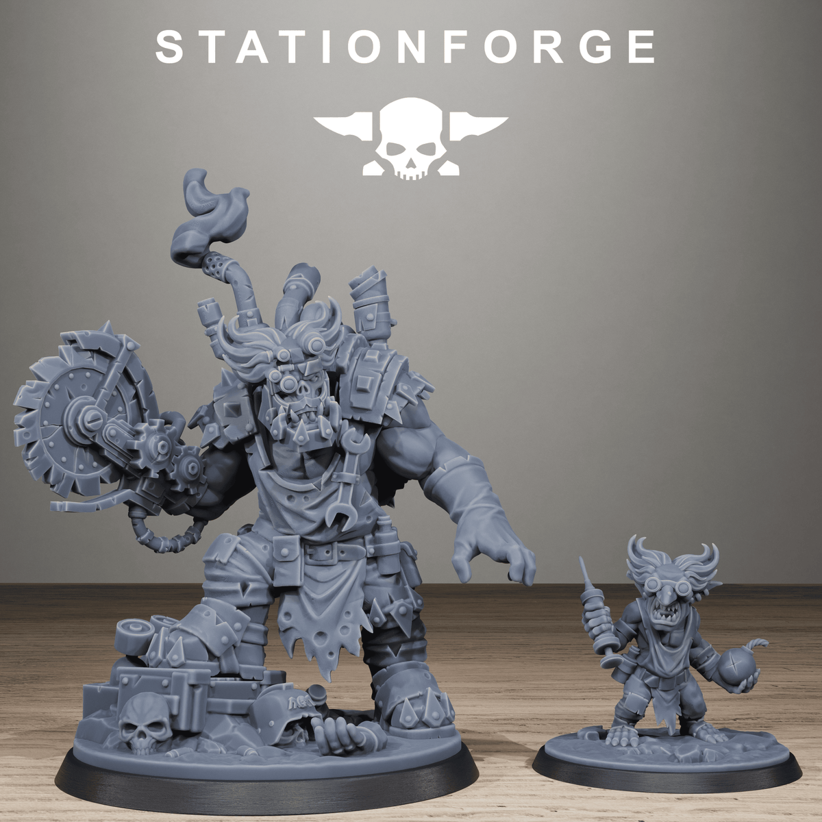 Tabletop Terrain Miniature Orkaz Mad Scientist