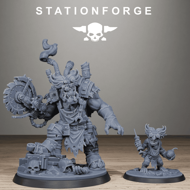 Tabletop Terrain Miniature Orkaz Mad Scientist