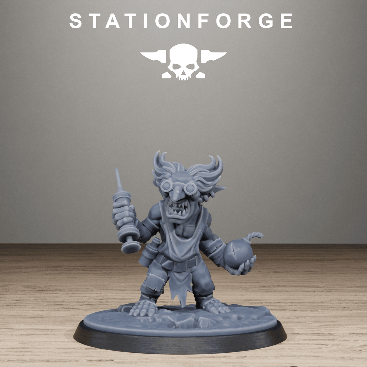 Tabletop Terrain Miniature Orkaz Mad Scientist