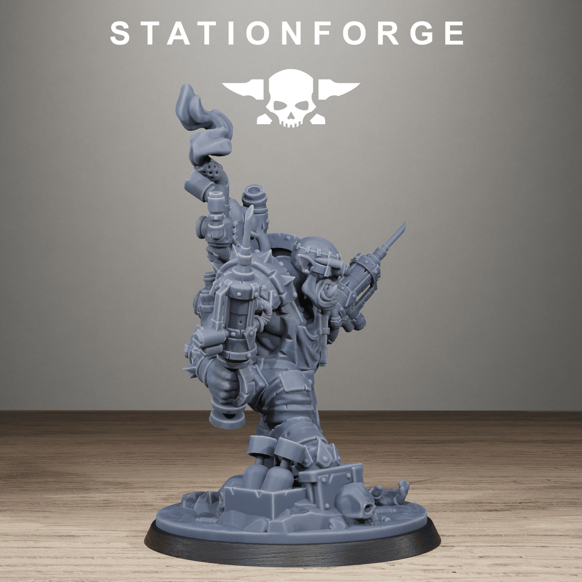 Tabletop Terrain Miniature Orkaz Mad Scientist