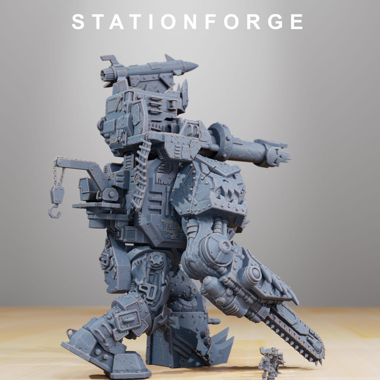 Tabletop Terrain Miniature Orkaz Mega Steppa