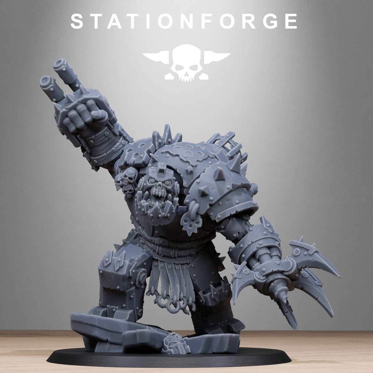 Tabletop Terrain Miniature Orkaz Metjaw Boss