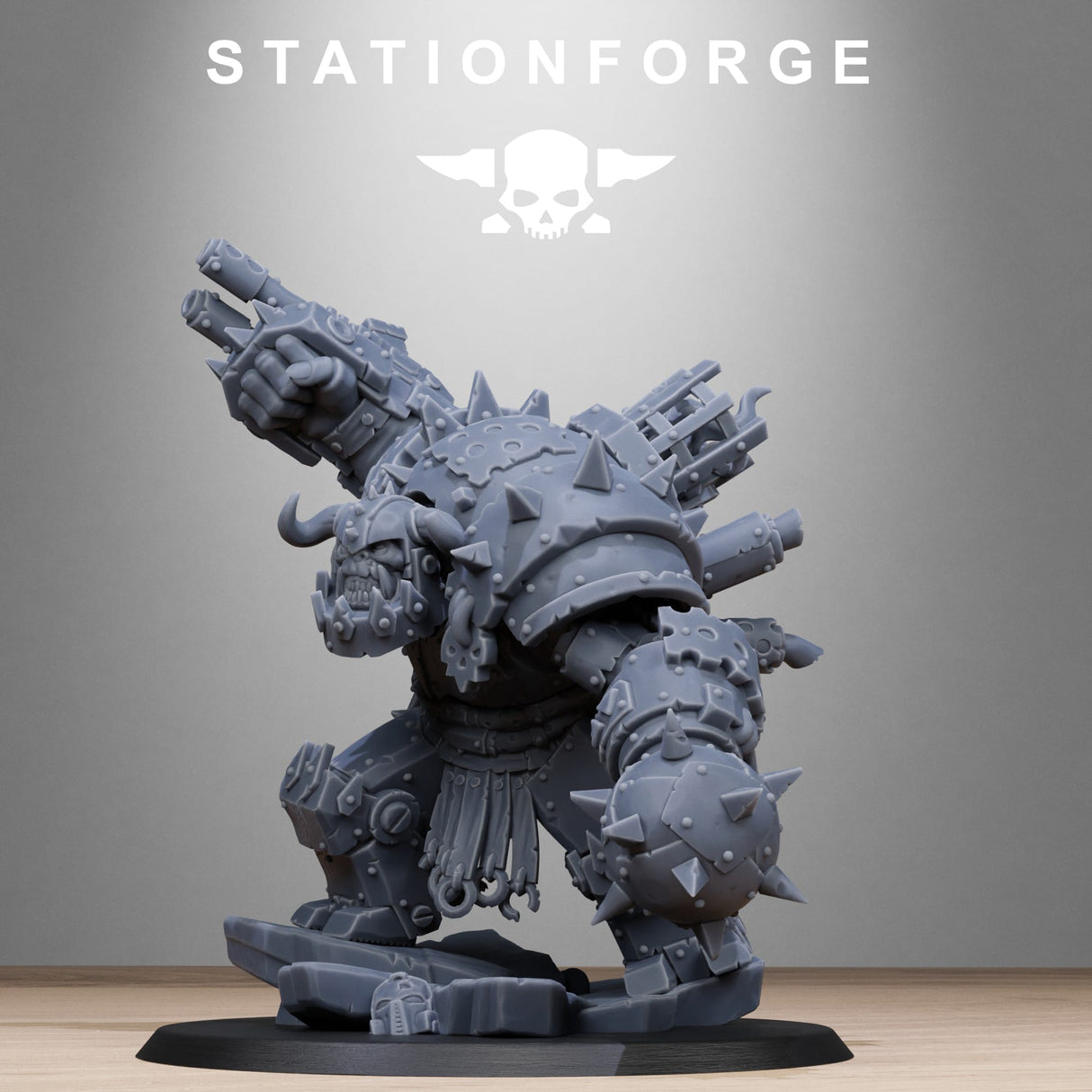 Tabletop Terrain Miniature Orkaz Metjaw Boss