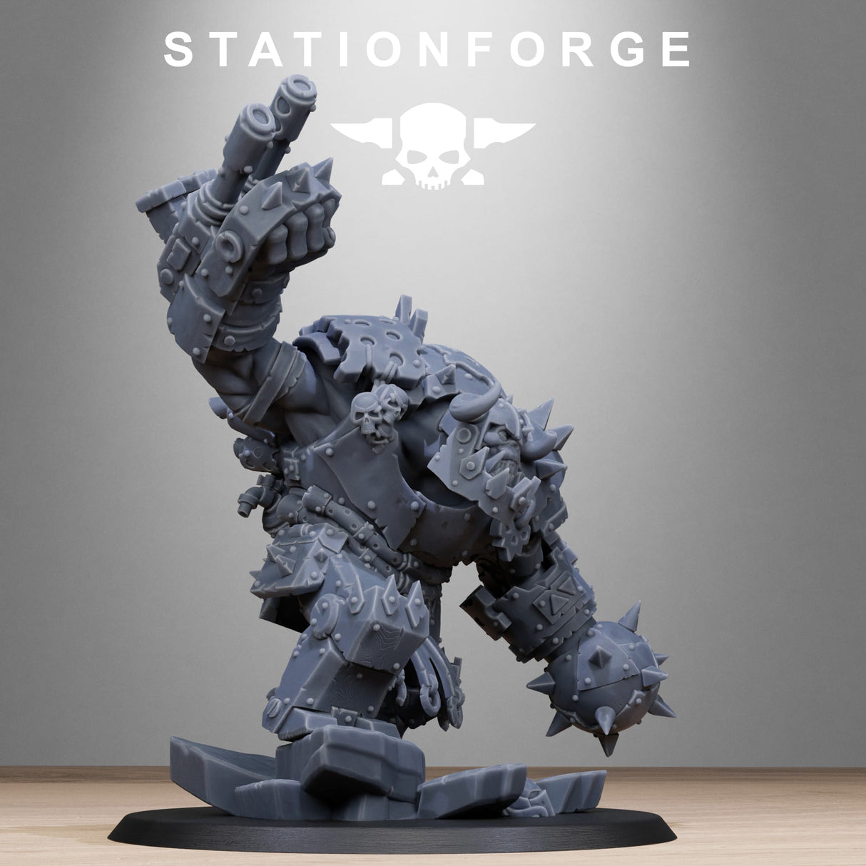 Tabletop Terrain Miniature Orkaz Metjaw Boss