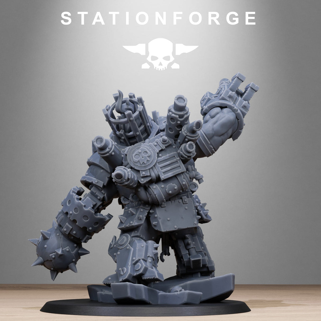 Tabletop Terrain Miniature Orkaz Metjaw Boss