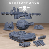 Tabletop Terrain Miniature Orkaz Mini Tank