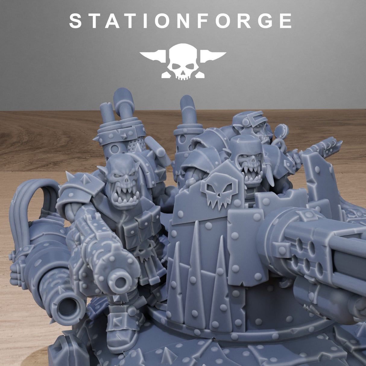 Tabletop Terrain Miniature Orkaz Mini Tank