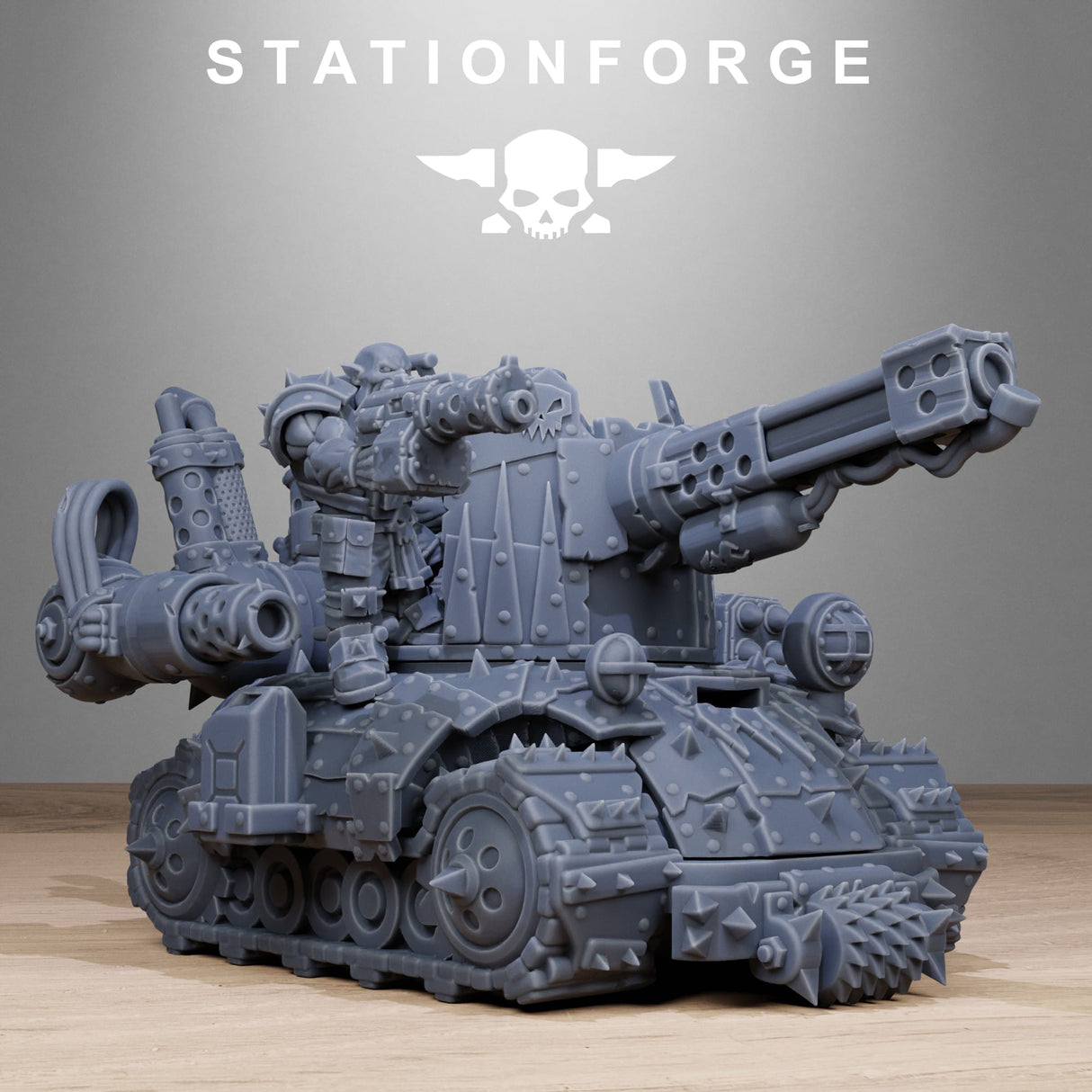 Tabletop Terrain Miniature Orkaz Mini Tank
