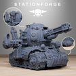 Tabletop Terrain Miniature Orkaz Mini Tank