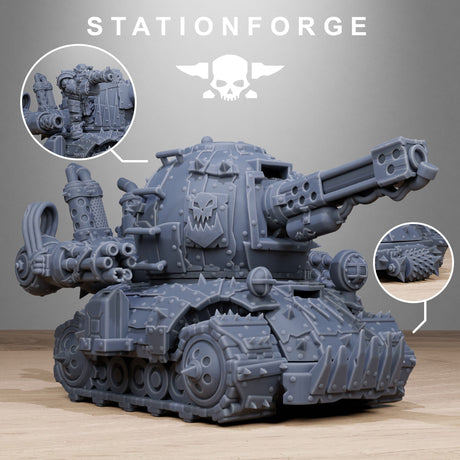 Tabletop Terrain Miniature Orkaz Mini Tank