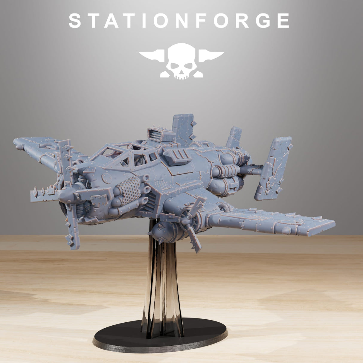 Tabletop Terrain Miniature Orkaz Plane