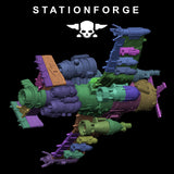 Tabletop Terrain Miniature Orkaz Plane