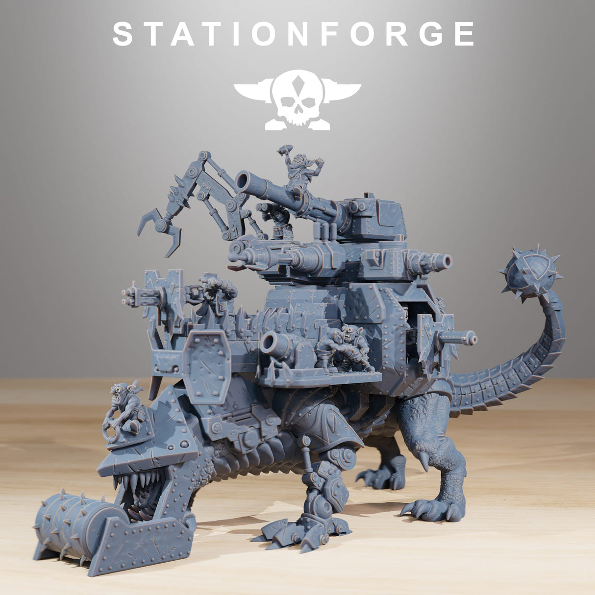 Tabletop Terrain Miniature Orkaz Run Rolla