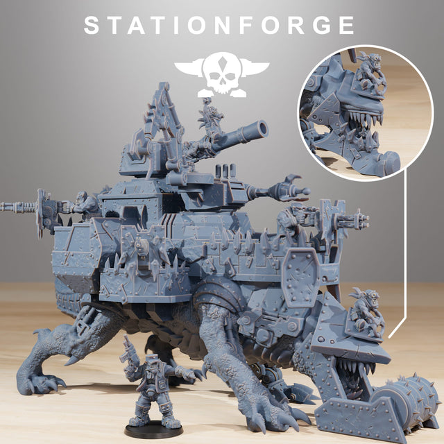 Tabletop Terrain Miniature Orkaz Run Rolla