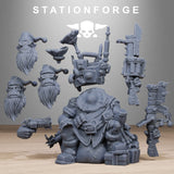 Tabletop Terrain Miniature Orkaz Santa Chaos